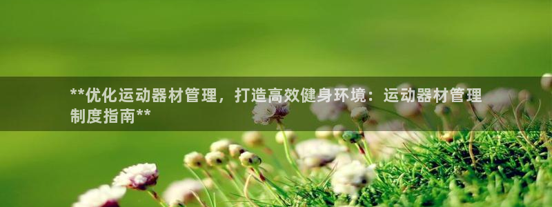 意昂3娱乐是那个系列的台子：**优化运动器材管理，打