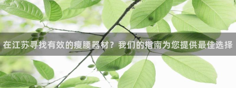 意昂3官网：在江苏寻找有效的瘦腰器材？我们的指南为您