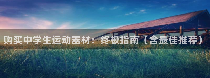 意昂体育3平台APP：购买中学生运动器材：终极指南（