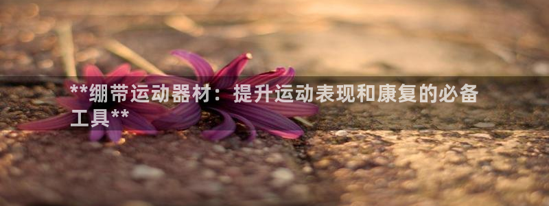 意昂3神州：**绷带运动器材：提升运动表现和康复的必