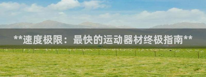 意昂3新能源：**速度极限：最快的运动器材终极指南*