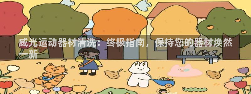 意昂3神州：威光运动器材清洗：终极指南，保持您的器材